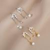 Nuevos Pendientes de Moda Sencillos Otoño e Invierno para Mujer Aguja de Plata S925 Sentido de Diseño de Nicho Pendientes de Mariposa Pendientes de Borla Distintivos