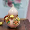 Adornos de Calabaza de Cerámica, Nuevo Estilo Chino para Sala de Estar, Vestíbulo de Entrada, Colgantes para Coche, Recuerdos de Boda, Adornos Colgantes de Calabaza Ruyi