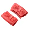 Juego de Mangos de Silicona para Ollas Esquina Redondeada Oreja de Olla Puntiaguda Chaqueta Engrosada Juego de Mangos para Ollas Juego de Clips de Silicona para Ollas de Combinación Libre
