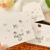 Pendientes de plata con forma de mariposa rosa, pequeños, bonitos y dulces, con un diseño de nicho, nuevos y frescos pendientes de estilo hada.