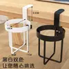 Estante de almacenamiento para vasos de agua de mesa, soporte para vasos fijo para escritorio de computadora, oficina, dormitorio, estante para tazas de té