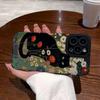 Funda para teléfono móvil Samsung A71 aplicable al comercio exterior, pintura al óleo, grafiti, flor, gato negro, A53, A32, funda protectora femenina avanzada todo incluido