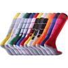Meias Longas Masculinas Mingjun, Absorventes de Suor, Resistentes ao Desgaste, Meias Esportivas de Fio Atoalhado, Meias Amortecedoras, Meias Antiderrapantes para Futebol Adulto, Meias de Futebol
