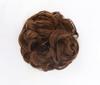 Diadema de Pelo para Peluca, Diadema de Bola de Fibra Química, Bolsa para Peluca para la Parte Posterior de la Cabeza, Cabeza de Capullo Esponjosa, Diadema de Pelo Rizado Bajo en Bola para Novia