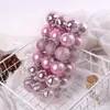 Atacado Bola de Natal de 4cm Bola de Formato Especial Conjunto Combinado de 36 Peças Bola com Galvanização de Natal Caixote Suprimentos para Decoração de Árvore de Natal
