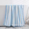 Toalla de baño de rayas anchas toalla de playa tejido de punto por urdimbre terciopelo coral suave para el hogar toalla de baño grande se puede usar y envolver venta al por mayor una generación de cabello