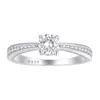 Joyería de Plata Transfronteriza Europea y Americana, Anillos de Plata Pura, Anillos de Joyería de Mano de Plata S925 con Circonita de Alta Gama, Fábrica de Joyería Personalizada