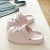 Sandalias cerradas para mujer estilo Birkenstock de EVA con suela gruesa, para playa y uso diario