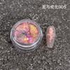 Polvo Ópalo para Arte de Uñas Celebrante de Internet Polvo Japonés Aurora Nube Brocado Polvo Mágico de Color Polvo Glitter Polarizado Decoración de Uñas con Lentejuela Grande Ultrafina