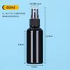 30ml50ml100ml blanco negro pet botella de spray oscuro botella de spray alcohol desinfectante sub-envasado regadera pequeña