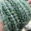 Ruisen joyería 11 * 10 mm forma de corazón ágata de jade cadena larga Cristal amor Perla jade de roca británico cuentas al por mayor
