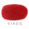 4 fios de algodão penteado quatro fios de leite algodão bola boneca cobertor hairpin crochê diy material saco lã saco de tricô