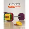 Barra para Levantamiento de Pesas Fitness para Mujer en Casa Empuje de Cadera Gimnasio Levantamiento de Pesas Barra Recta Juego para Sentadillas Puente de Cadera Puños de Mano de Colores Discos para Barra