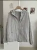 Chamarra con Capucha KEKEZOON Bloques de Color con Cremallera 2026 Otoño Nueva Casual Holgada de Manga Larga para Mujer 8348