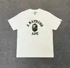 Camiseta BAPE Transfronteiriça Verão Cabeça de Macaco Camuflagem Unissex Manga Curta Gola Redonda Estilo Japonês Tendência