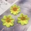 Simulación de punto 3.5cm orquídea danzante cabeza de flor margarita falda de baile bolsita de girasol guirnalda fotografía cabeza de flor