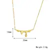 Collar de Lujo Accesible con Colgante de Titanio y Oro de 18K con Forma de Gota de Lava, Estilo Ins de Celebridad de Internet Europeo y Americano, Versátil, de Nicho, Gama Alta para Mujer