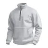 2025 nuevo otoño transfronterizo para hombre suéter de gofre con cremallera y cuello alto AliExpress Amazon gofre manga larga