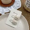 Urso de Pelúcia Desenho Animado Presilha de Cabelo Fofa BB Acessórios de Cabelo de Inverno Fofos para Meninas que Não Machucam Cabelo Elástico de Cabelo Presilha de Cabelo