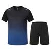Verão correndo fitness secagem rápida terno manga curta moda degradê solto plus size umidade wicking camiseta na geração de estoque cabelo