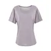 695-2026 Estilo Novo Primavera/Verão Top Casual Puro Desejo Ombro a Ombro para Mulheres Slim Fit Sexy Emagrecedor Manga Curta Camiseta
