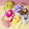 Cartera pequeña Labubu para niños de silicona, pequeño regalo, llavero, colgante, lindo regalito para máquina de garra, en stock