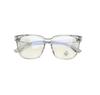 Gafas de montura grande TR90 antiazules Cyber Celebrity con montura roja estilo libro de equitación, marco de moda para estudiantes, caja de tendencia, cara lisa