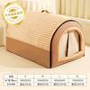 Casa para Gatos para Todas las Estaciones, Calidez Invernal, Casa para Perros Removible y Lavable, Perros de Tamaño Pequeño, Casa para Perros Cerrada para Perros de Tamaño Mediano, Suministros para Mascotas