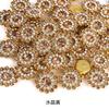 Girasol Vidrio Taladrado a Mano Puntada Taladro Disco Redondo Hebilla Taladro Accesorios de Ropa DIY Joyería de Uñas Aleación Garra Taladro Accesorios para el Cabello