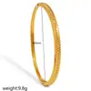Pulsera Europea y Americana Transfronteriza Simple Microincrustada de Circonita Apilable Versátil para Mujer, Pulsera Geométrica Redonda de Acero Inoxidable con Diamantes Completos