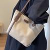Bolsa Retro Translúcida para Mujer, Gran Capacidad, Nueva Versátil Bolso de Hombro Otoño e Invierno 2026, Bolso Tote Casual con Clase para el Viaje al Trabajo