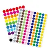 Pegatinas de Puntos de Colores para Jardín de Infancia para Decoración, Marcadores Creativos DIY, Pegatinas Redondas, Etiquetas Autoadhesivas, Pegatinas Redondas Hechas a Mano