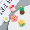 Funda de Teléfono de Pegamento de Crema de Cactus Escarchado de Dibujos Animados Bolsa de Materiales DIY de Resina Accesorios para el Cabello Hechos a Mano Accesorios Pequeños