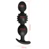 Plug Anal com Esfera Rolante Wolf Tooth, Bolas Anais para Homens e Mulheres, Plug Anal para Orgasmo Anal, Brinquedo Sexual