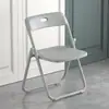 Cadeira simples com encosto de banquinho cadeira dobrável para casa cadeira de computador portátil cadeira para treinamento e conferência cadeira de jantar cadeira de escritório para dormitório