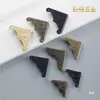 Protectores Metálicos de Esquina para Cajas de Regalo de Madera, Cubiertas Decorativas de Ángulo de Hierro para Esquinas, Protectores de Esquina de Caja en Ángulo Recto, Cubiertas de Esquina con Forma de Trébol