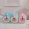 Estojo transparente bordado estilo coreano, alto valor estético, estilo ins, simples, grande capacidade, bolsa de malha para material escolar para provas de estudante