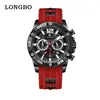 Novo relógio masculino Longbo silicone negócios luxo pulso celebridade da internet Douyin venda direta 83820