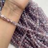Cuentas de cristal esmaltadas con efecto palomitas de maíz bicolor degradado de 8 mm, cuentas sueltas para pulseras de bricolaje, accesorios de joyería con cuentas.