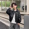 Chaqueta de Cuero para Niños Estilo Primavera y Otoño Fresca y Guapa Moda Infantil Fresca Estilo Motociclista Chaqueta con Cremallera Elegante Ropa de Primavera para Bebé Top