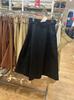 Estilo Japonés Otoño Nuevo Falda de Algodón Acampanada Cintura Alta Ajustada Larga Falda con Cinturón 463306 465818