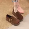 Edição em Couro Cobertura Total Solado Grosso Sapatos Birkenstock Sapatos Femininos 2026 Outono/Inverno Novo Estilo Plus Veludo Segunda Pele Sapatos Slip-on Mocassins