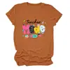 Modo maestro en Amazon eBay sitio independiente casual versátil nueva camiseta de mujer de cuello redondo manga corta