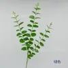 Planta Artificial de Eucalipto Hoja de Dinero de 3 Ramas para Decoración del Hogar, Vegetación para Mesa de Café y Mesa de Comedor, Arte Floral para Decoración de Bodas