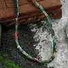 5*12mm Piedra Natural Cristal Ágata Nudo de Bambú Cuentas Sueltas Cuentas Tubo Hueso Nudo Hecho a Mano DIY Accesorios para Joyería Mayoreo