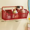 Estante de pared para baño Dopamine, montado en la pared, no requiere taladro, organizador de almacenamiento para lavabo, organizador para baño y cocina