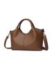 Bolsa de Mão Elegante de Couro Macio Estilo Novo para Mulheres, Bolsa Transversal Leve para o Dia a Dia, Bolsa Pequena para Senhoras