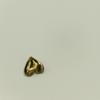 Botón Metálico Ondulado Amor Bronce Pequeño Fragancia Estilo Retro Botón de Abrigo de Cuero Abrigo Suéter Ropa de Mujer Hebilla