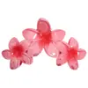 Presilha de Cabelo Flor de Frangipani Mais Vendida, Presilha de Garra para Cabelo, Presilha Tubarão, Tamanho Grande para Cabelos Grossos, Acessórios Populares, Joias Yiwu