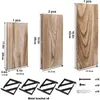 Estante de Pared de Madera Estilo Americano, Estante Recto de Madera Maciza para Sala de Estar, Recibidor, Almacenamiento en Pared de Dormitorio, Montado en la Pared